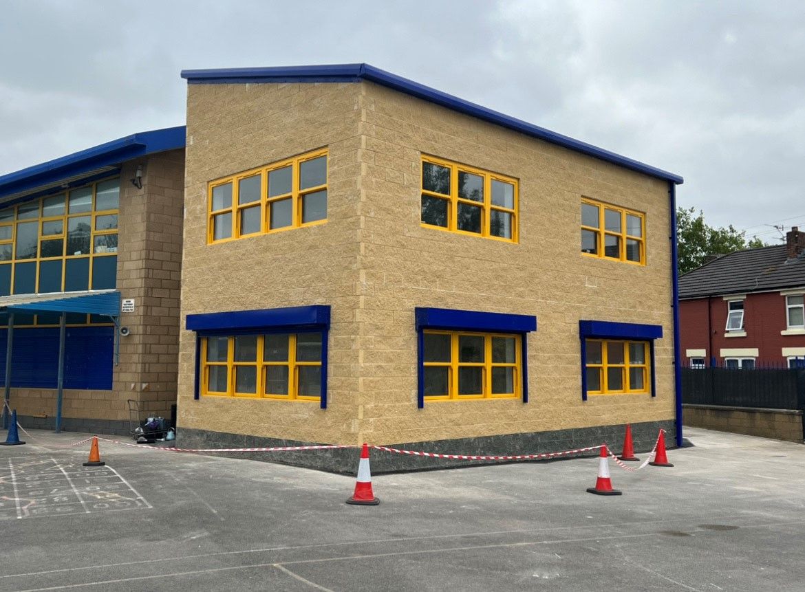 New build extension at Banks Road Primary, Garston